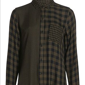 Rails plaid button down